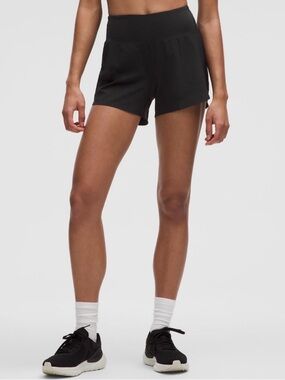 Lululemon Speed Up HR Short 4” *Lined Black Sz 4 NWT